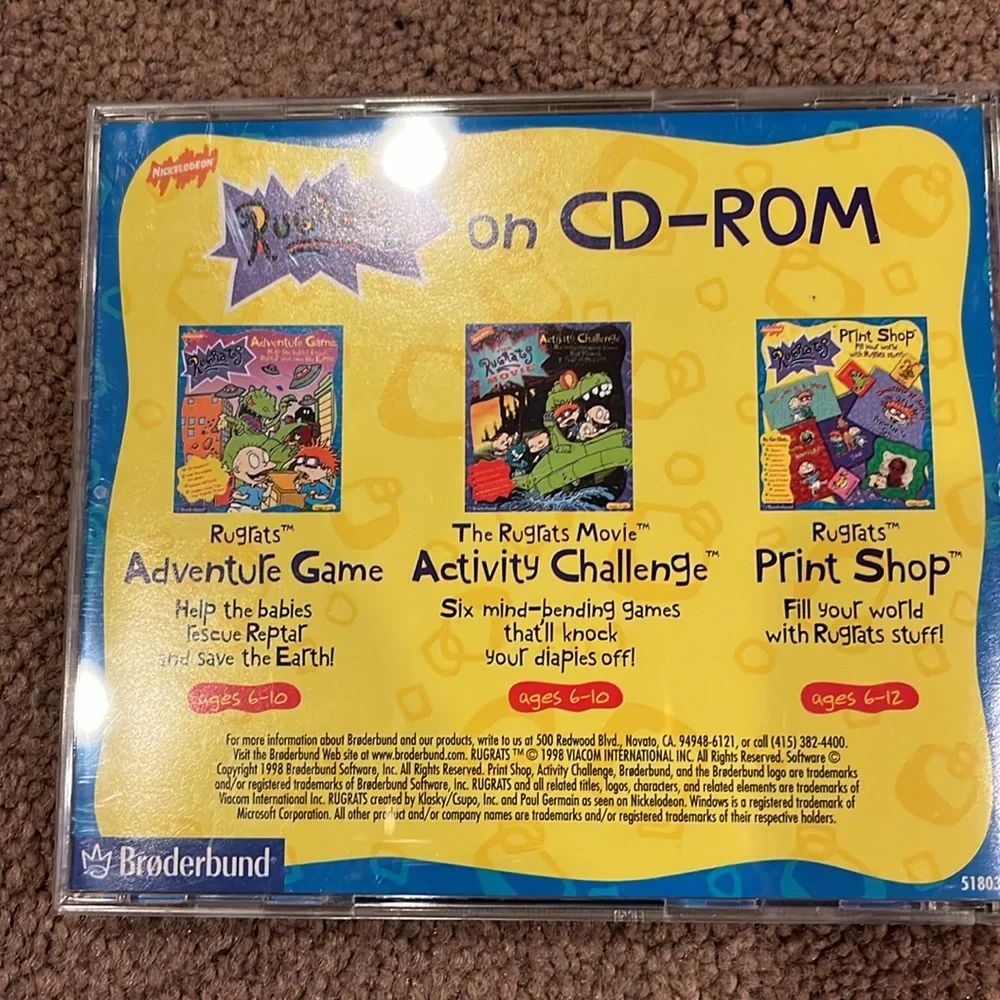 HP 🎉 Rugrats Print shop PC game